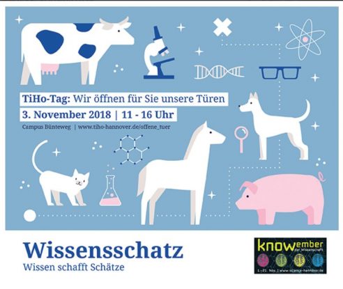 Wissen schafft Schätze: Tag der offenen Tür an der TiHo am 3.11.18