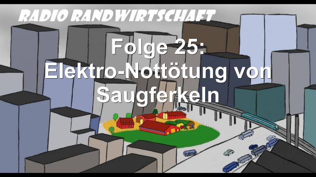 Radio Randwirtschaft Folge 25: Elektro-Nottötung von Saugferkeln – TiHo-Tierschutztagung2019